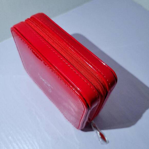 Louboutin Patent Red Case Vip Gift Box Zipper - Picture 6 of 7